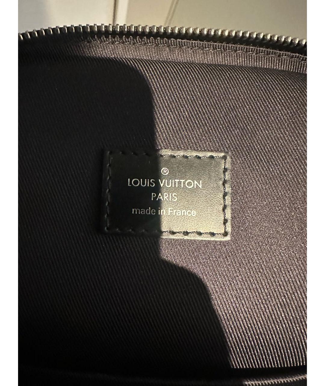 LOUIS VUITTON Антрацитовая сумка на плечо, фото 4