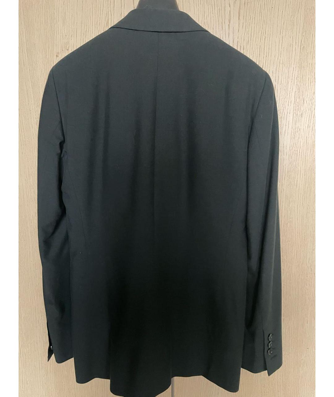 ANN DEMEULEMEESTER Черный хлопковый пиджак, фото 2