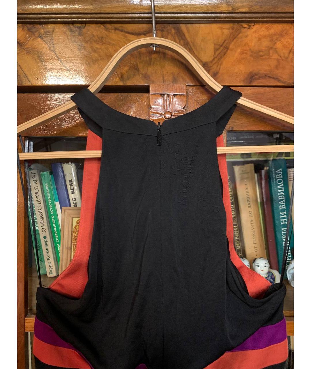 GUCCI Черное полиэстеровое повседневное платье, фото 3