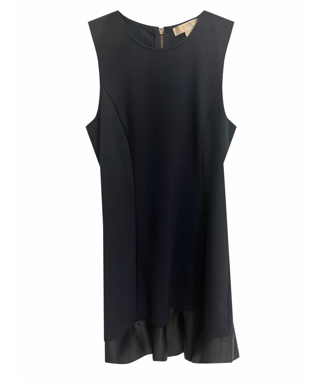 MICHAEL KORS Черное вискозное коктейльное платье, фото 1