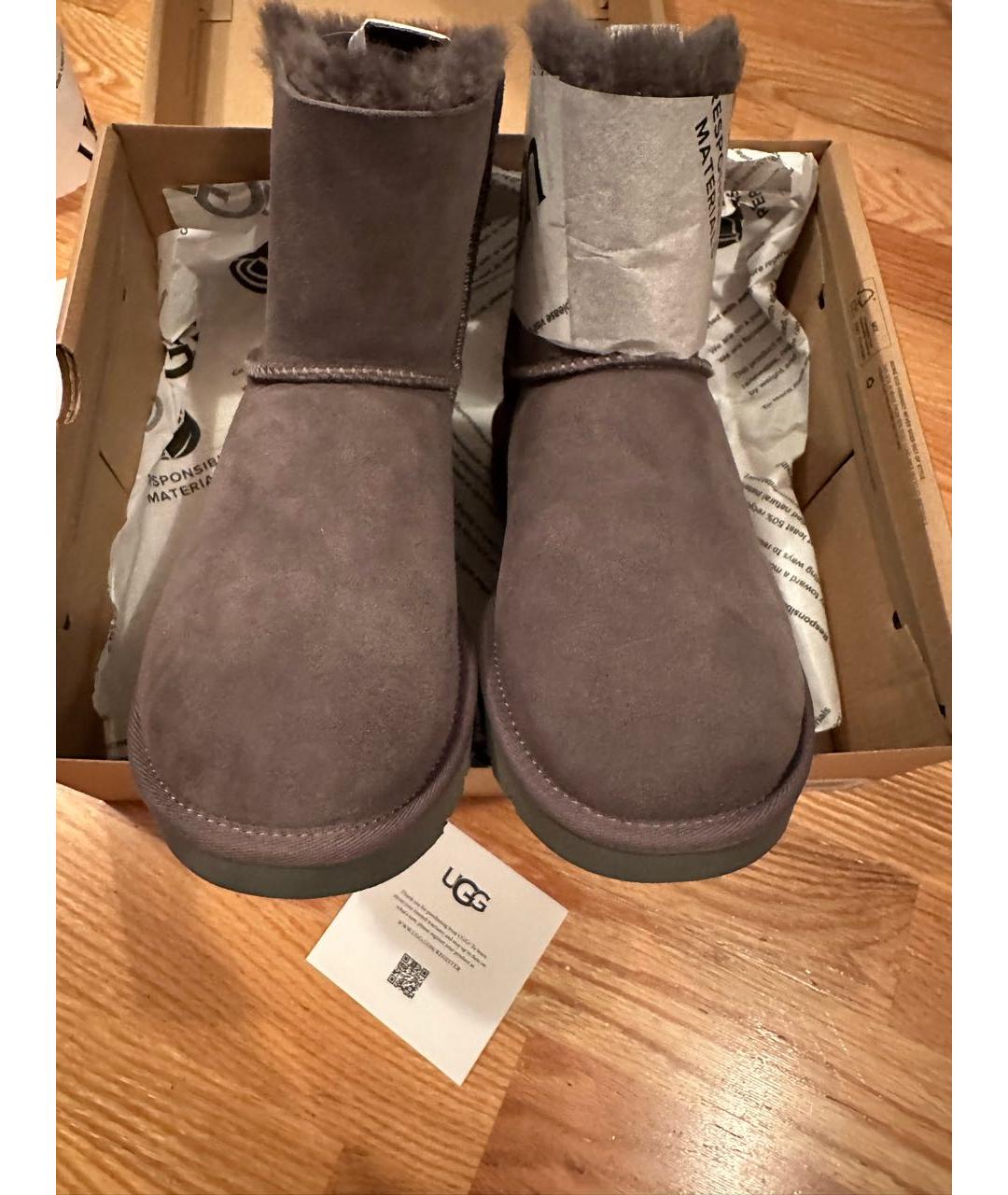 UGG AUSTRALIA Коричневые ботинки, фото 3