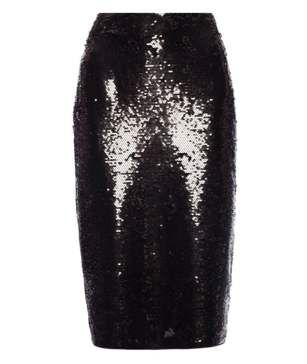 MICHAEL MICHAEL KORS Черная полиэстеровая юбка миди, фото 1