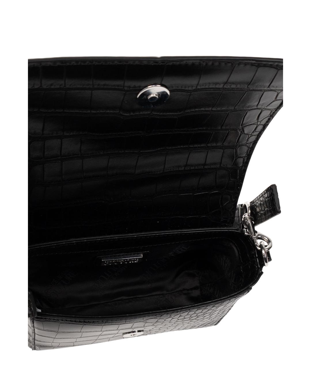 VERSACE JEANS COUTURE Черная сумка через плечо, фото 4