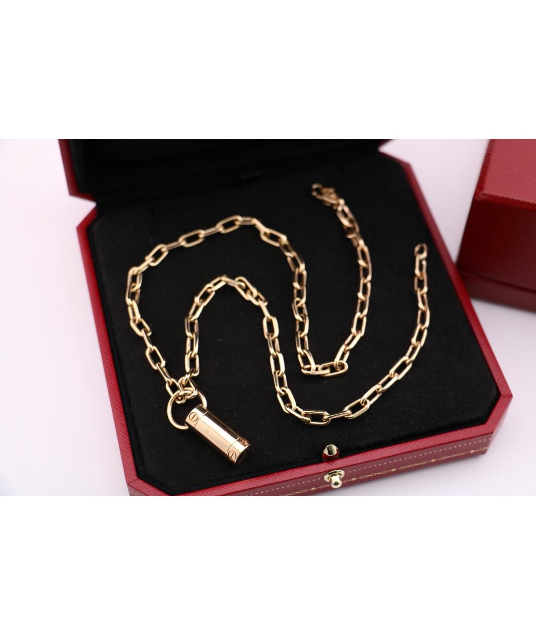 CARTIER Золотое колье из розового золота, фото 5