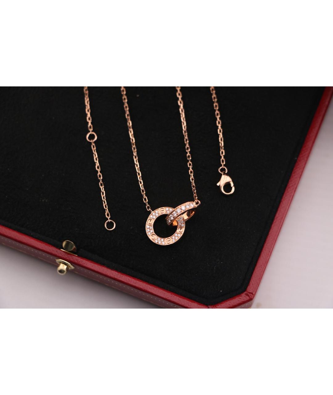 CARTIER Золотое колье из розового золота, фото 4