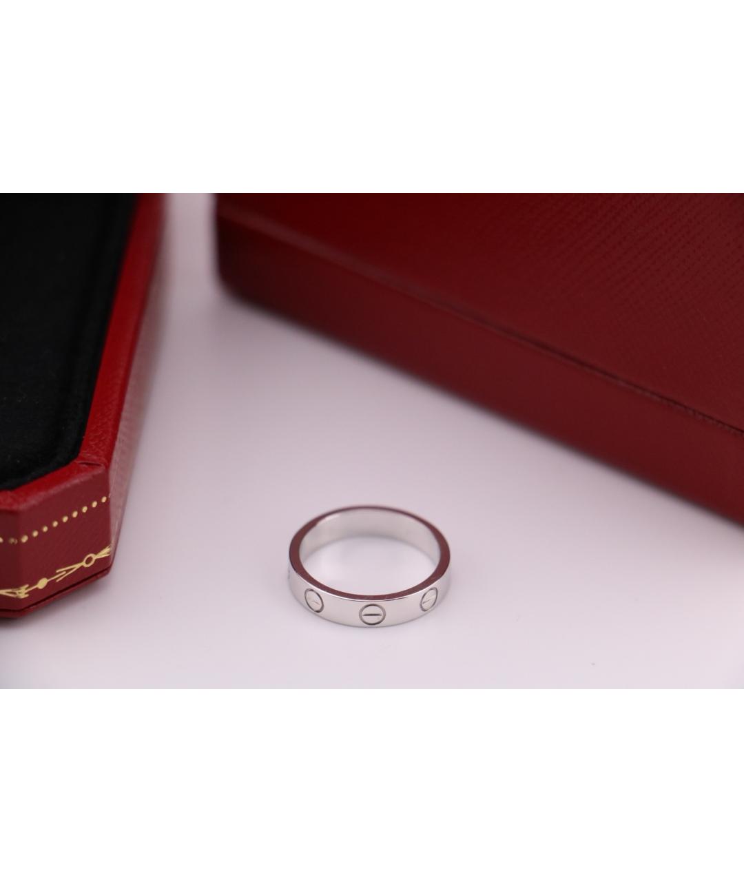 CARTIER Серебряное кольцо из белого золота, фото 4