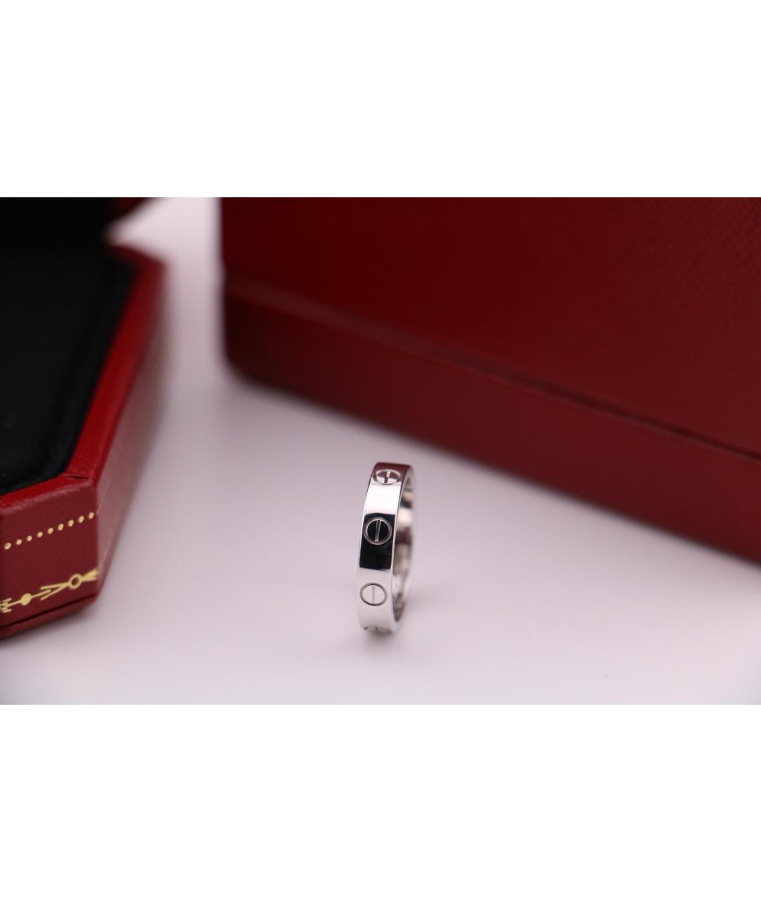 CARTIER Серебряное кольцо из белого золота, фото 5