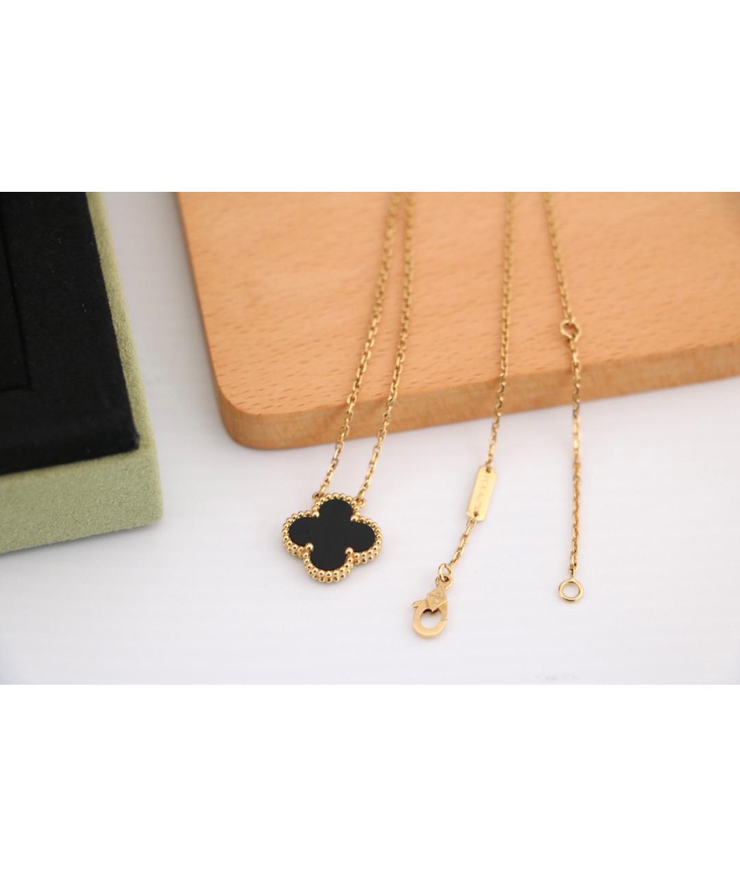 VAN CLEEF & ARPELS Черное колье из розового золота, фото 3