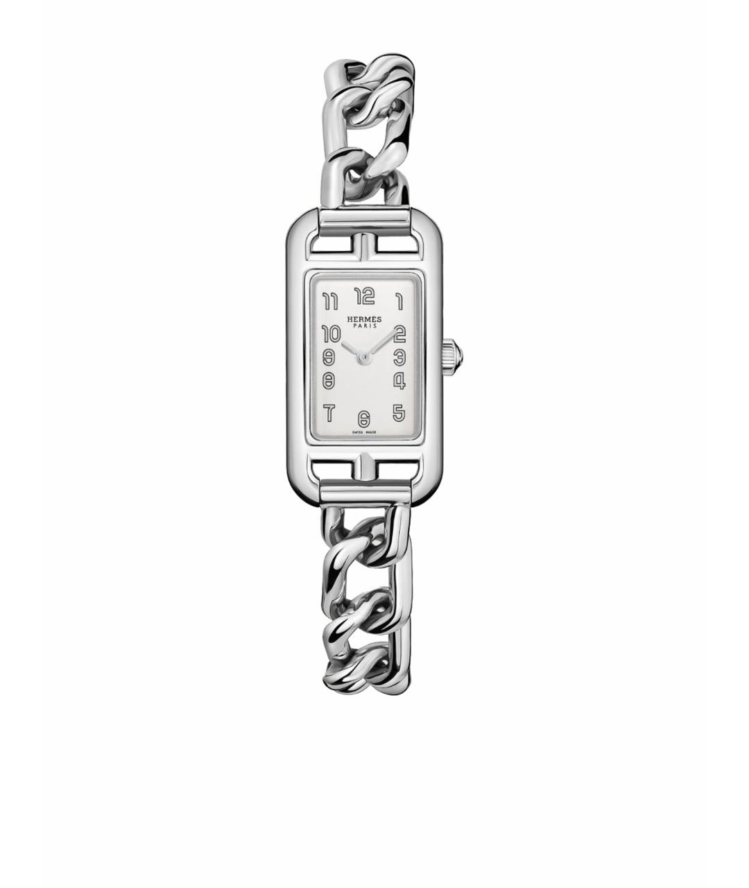 HERMES PRE-OWNED Серебряные стальные часы, фото 1