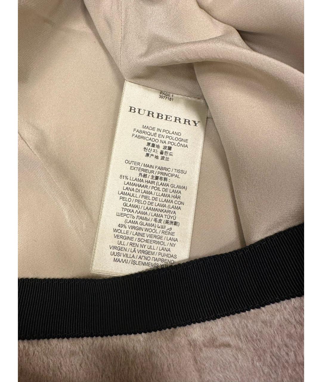 BURBERRY Вискозная юбка миди, фото 5