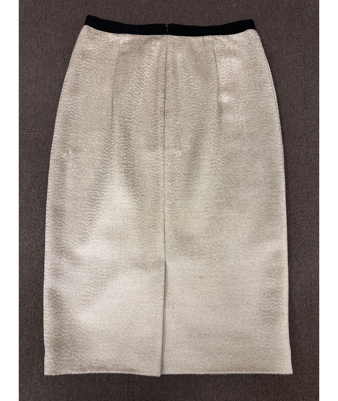 BURBERRY Вискозная юбка миди, фото 2