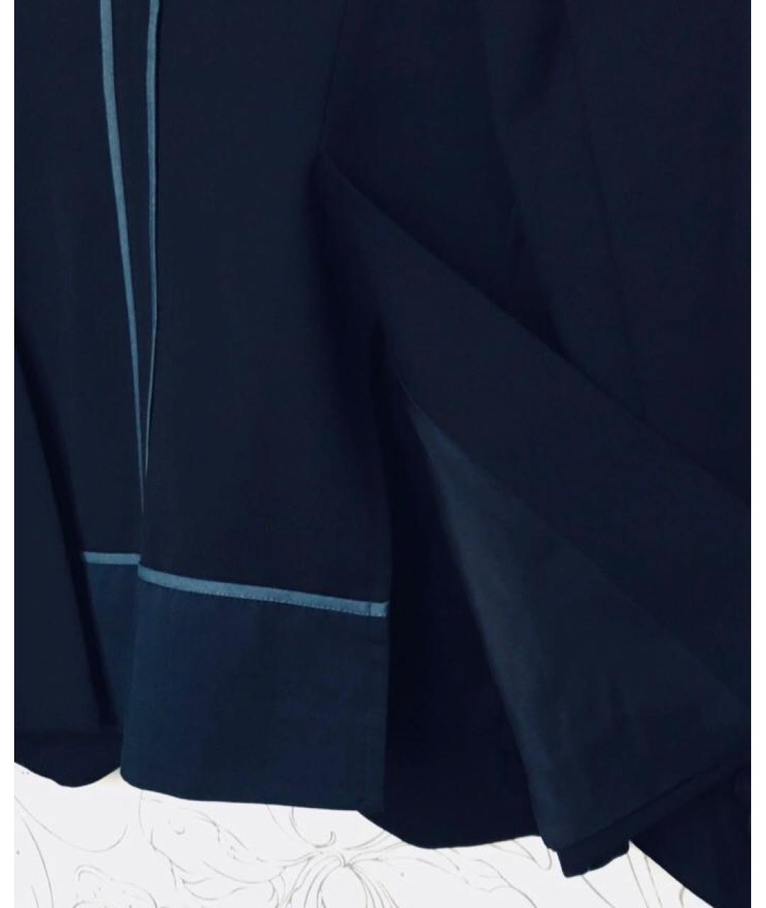 SPORTMAX Темно-синий шерстяной жакет/пиджак, фото 7