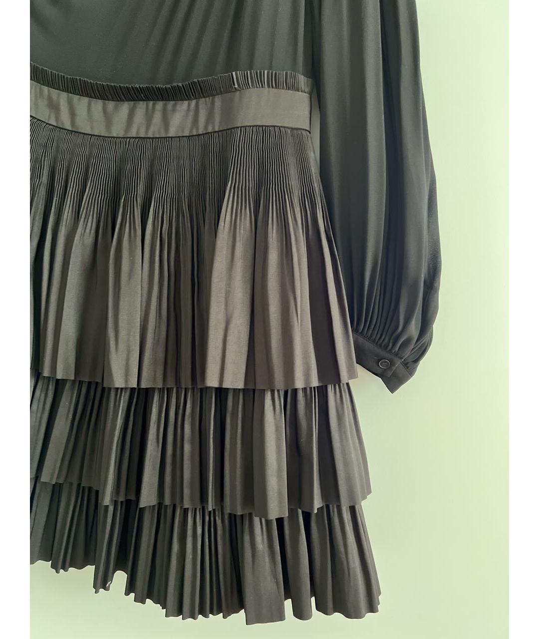 Claudie Pierlot Черное полиэстеровое коктейльное платье, фото 4
