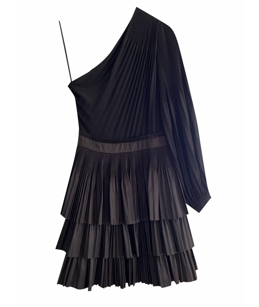Claudie Pierlot Черное полиэстеровое коктейльное платье, фото 1