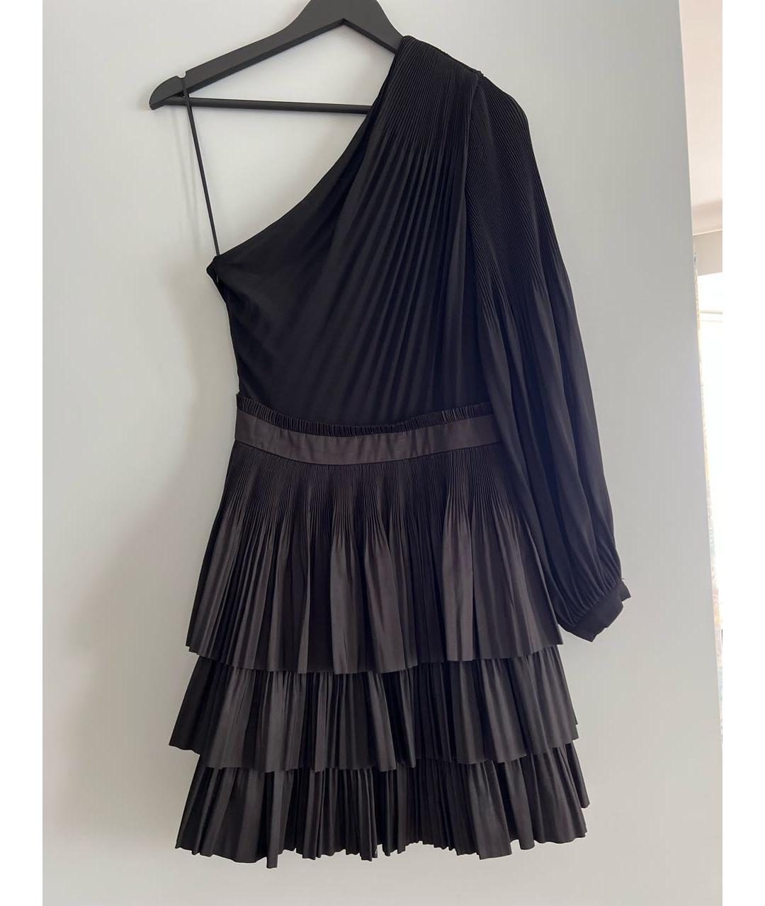 Claudie Pierlot Черное полиэстеровое коктейльное платье, фото 5
