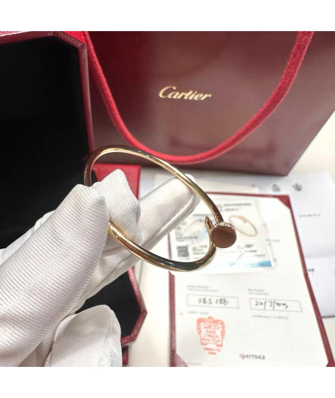 CARTIER Золотой браслет из желтого золота, фото 4