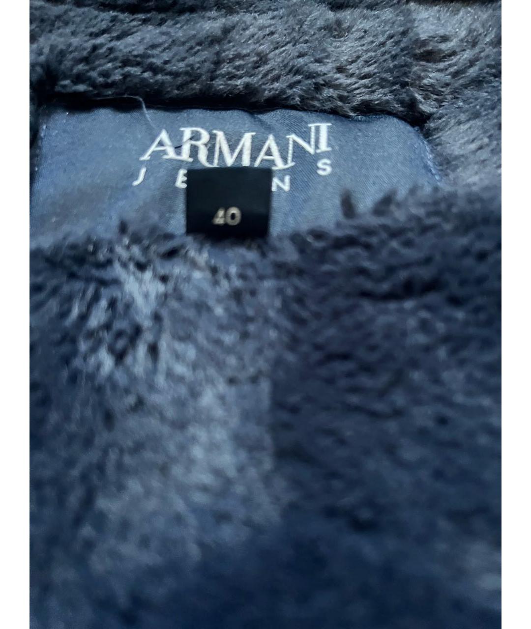 ARMANI JEANS Темно-синяя парка, фото 3