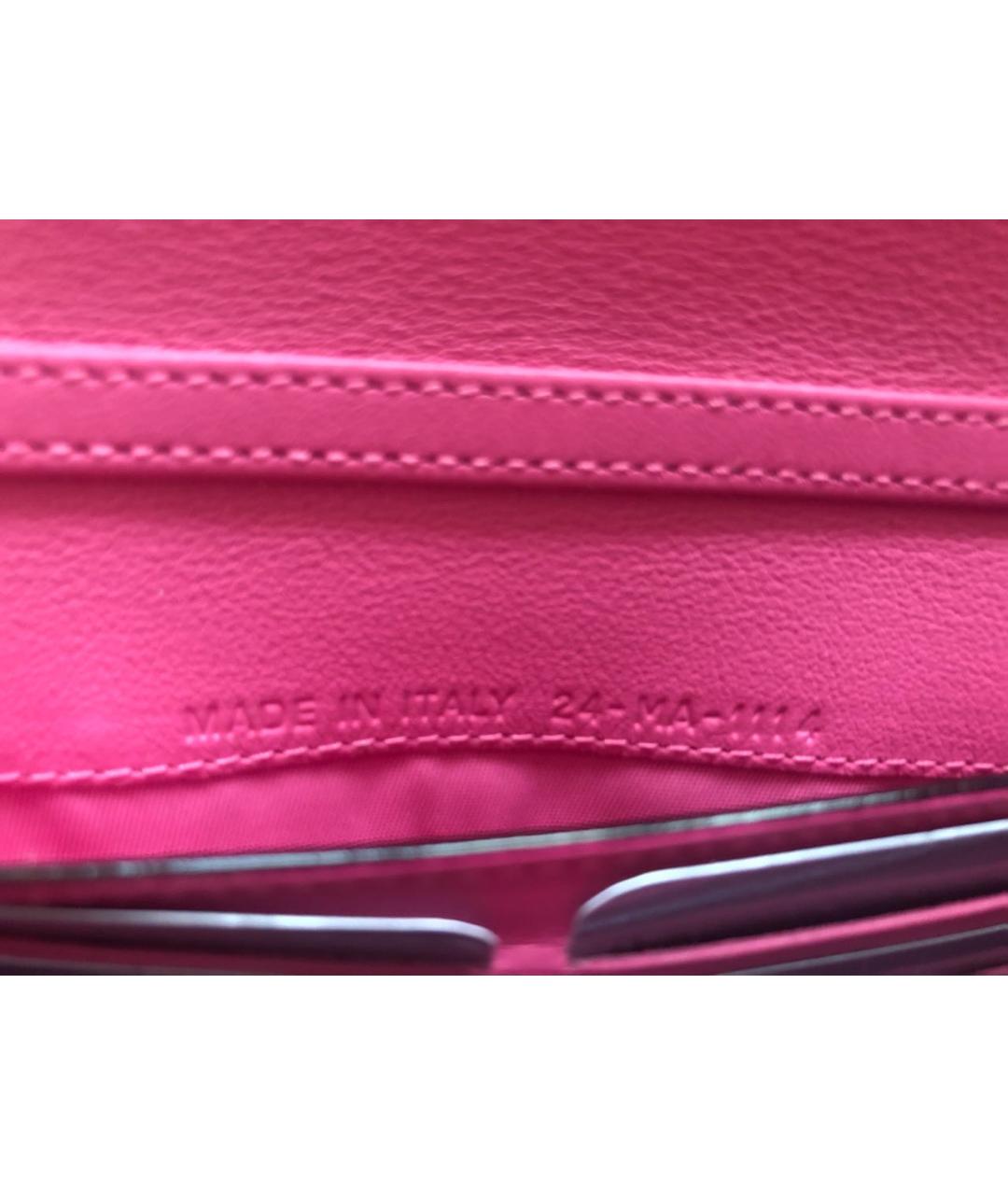 CHRISTIAN DIOR PRE-OWNED Розовый кожаный кошелек, фото 8