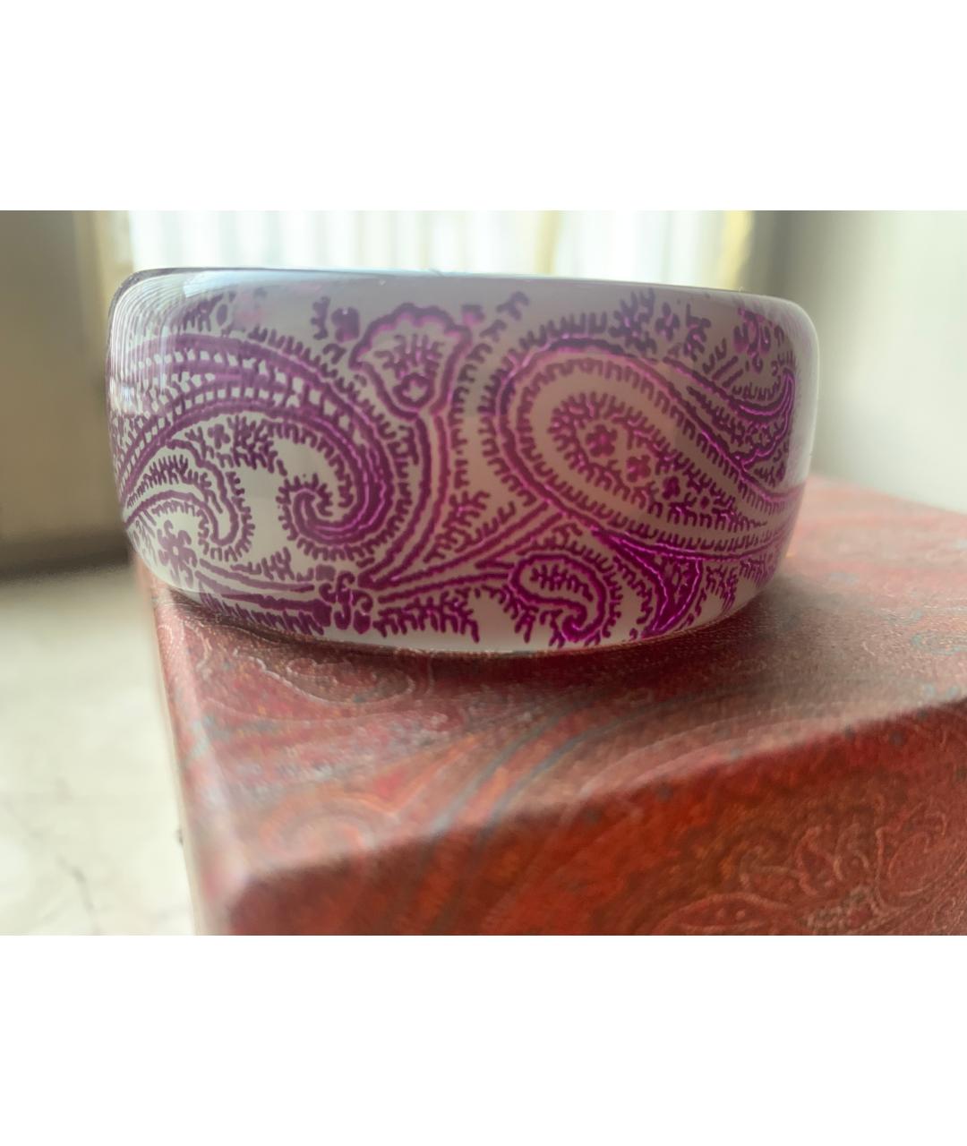 ETRO Фиолетовый пластиковый браслет, фото 2