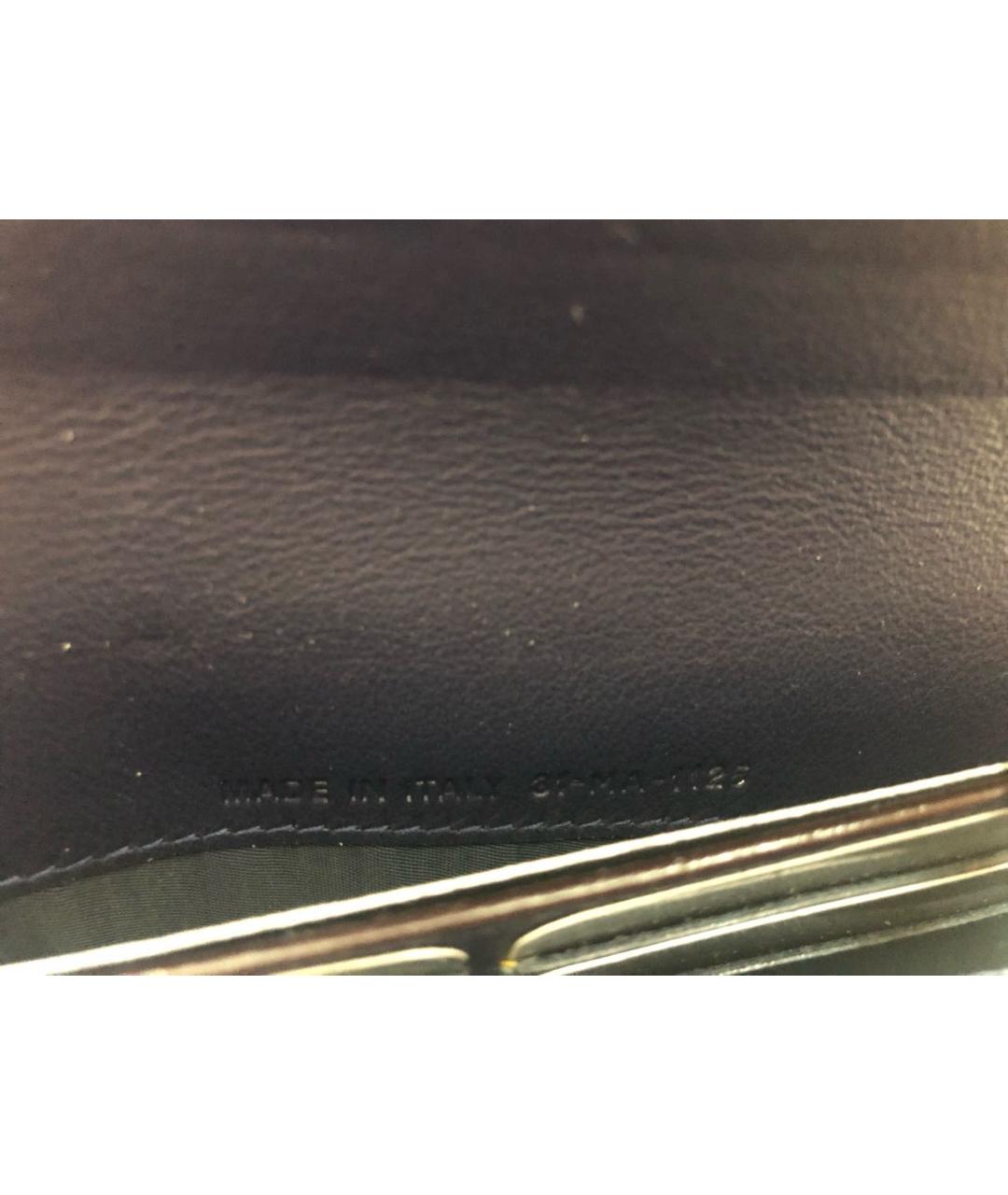 CHRISTIAN DIOR PRE-OWNED Темно-синий кожаный кошелек, фото 7