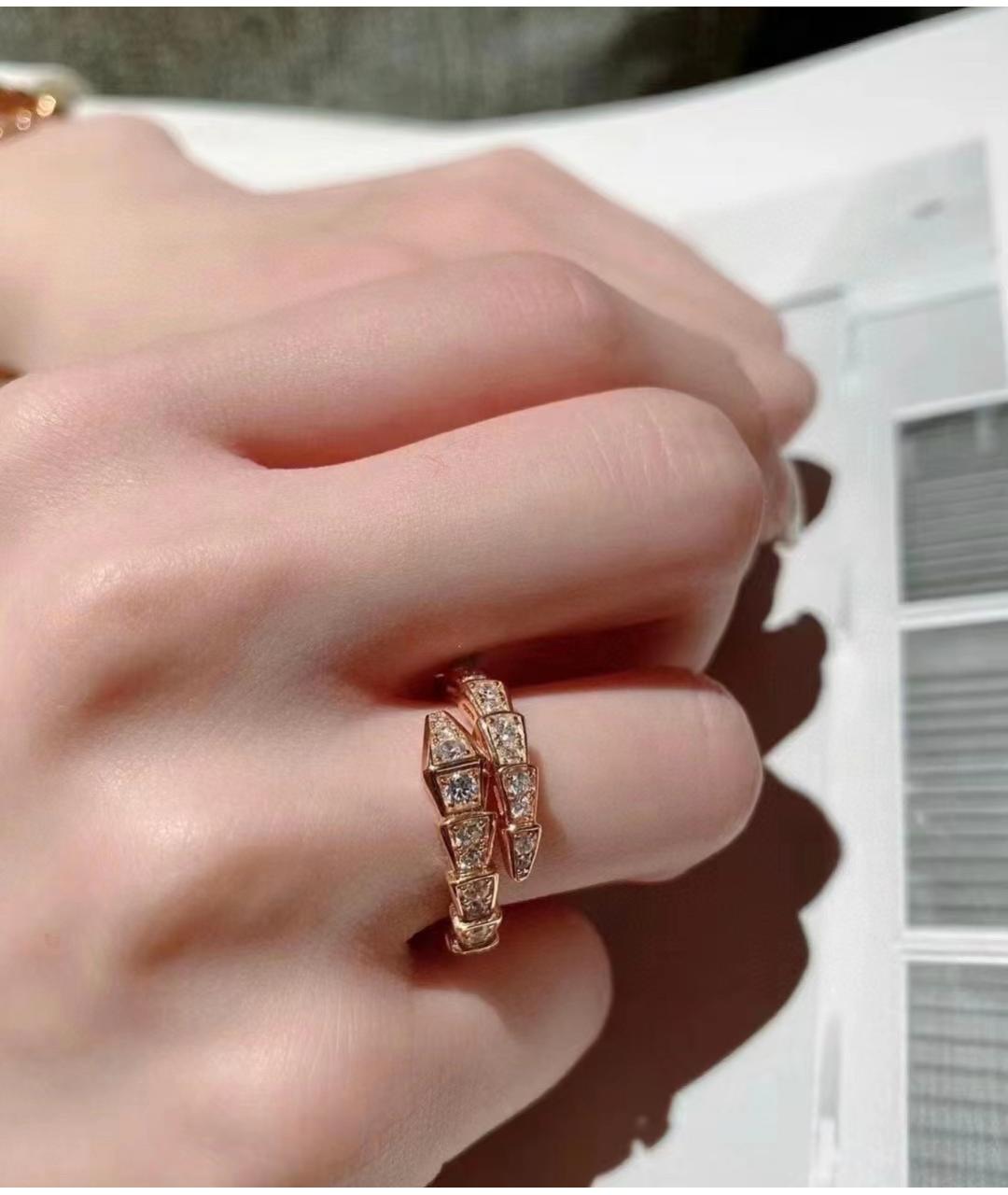 BVLGARI Золотое кольцо из розового золота, фото 3