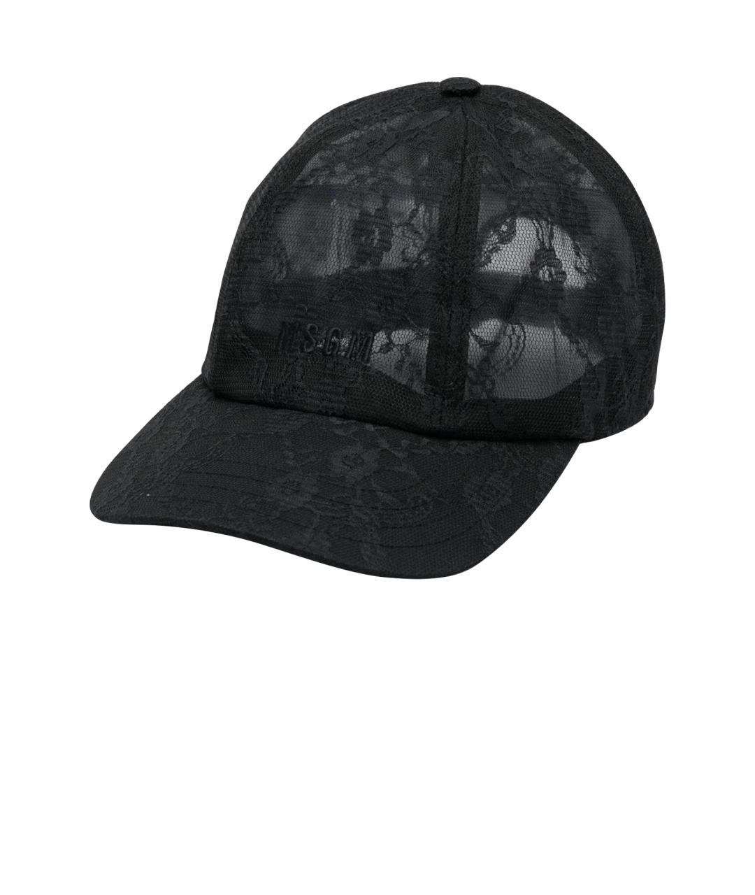 MSGM Черная кепка, фото 1