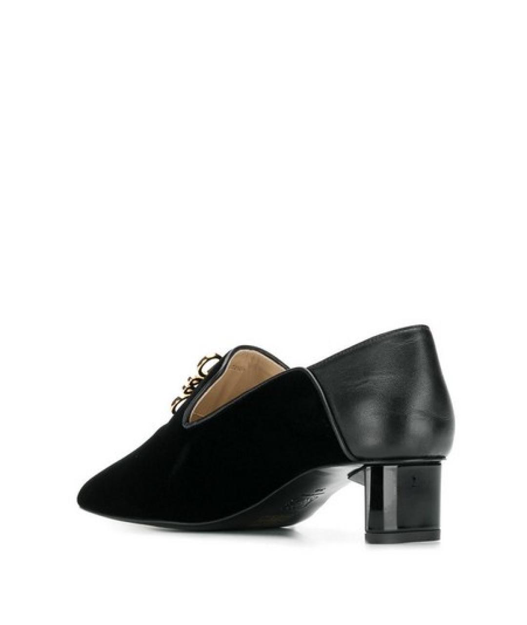 LOEWE Черные кожаные туфли, фото 3