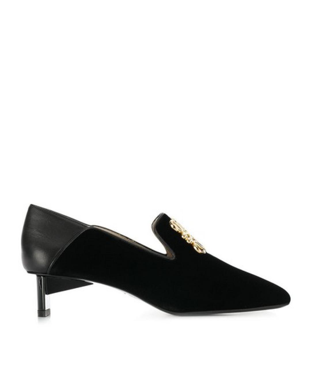 LOEWE Черные кожаные туфли, фото 1