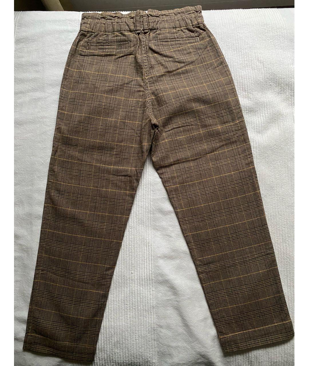 BRUNELLO CUCINELLI Коричневые хлопковые брюки и шорты, фото 2