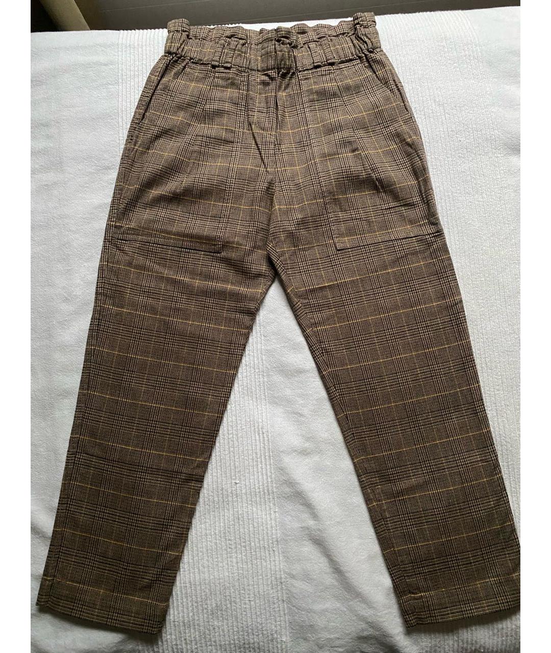 BRUNELLO CUCINELLI Коричневые хлопковые брюки и шорты, фото 5