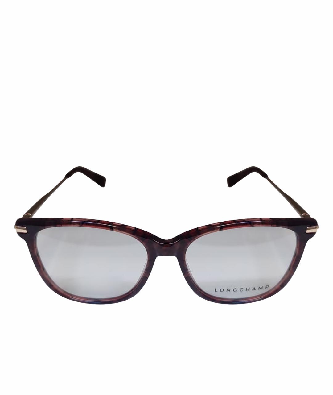 LONGCHAMP Бордовые пластиковые солнцезащитные очки, фото 1