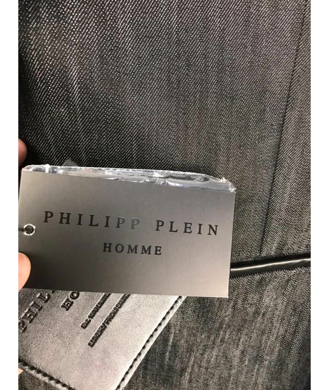 PHILIPP PLEIN Черный хлопковый пиджак, фото 6