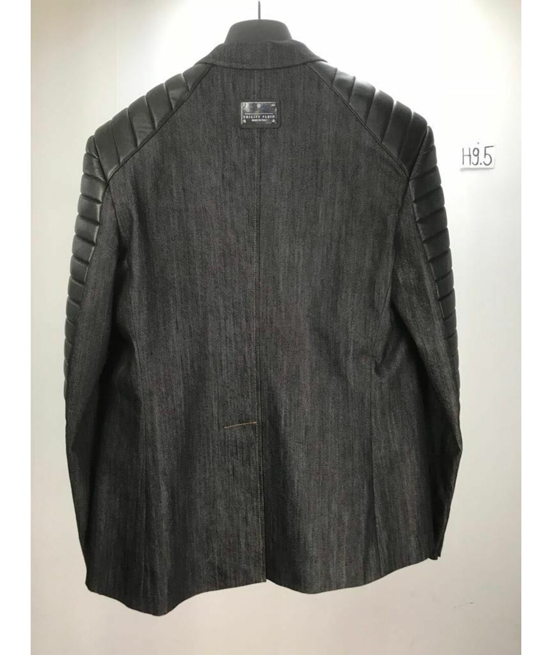 PHILIPP PLEIN Черный хлопковый пиджак, фото 2