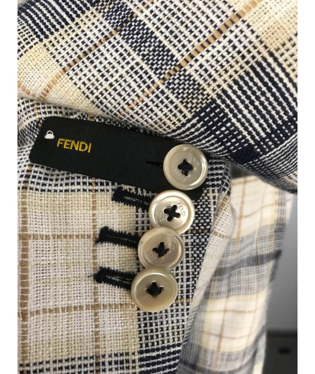 FENDI Хлопковый пиджак, фото 3