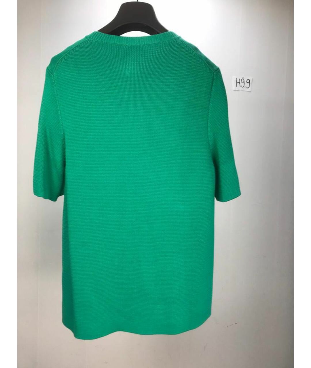 JIL SANDER Зеленая хлопковая футболка, фото 2