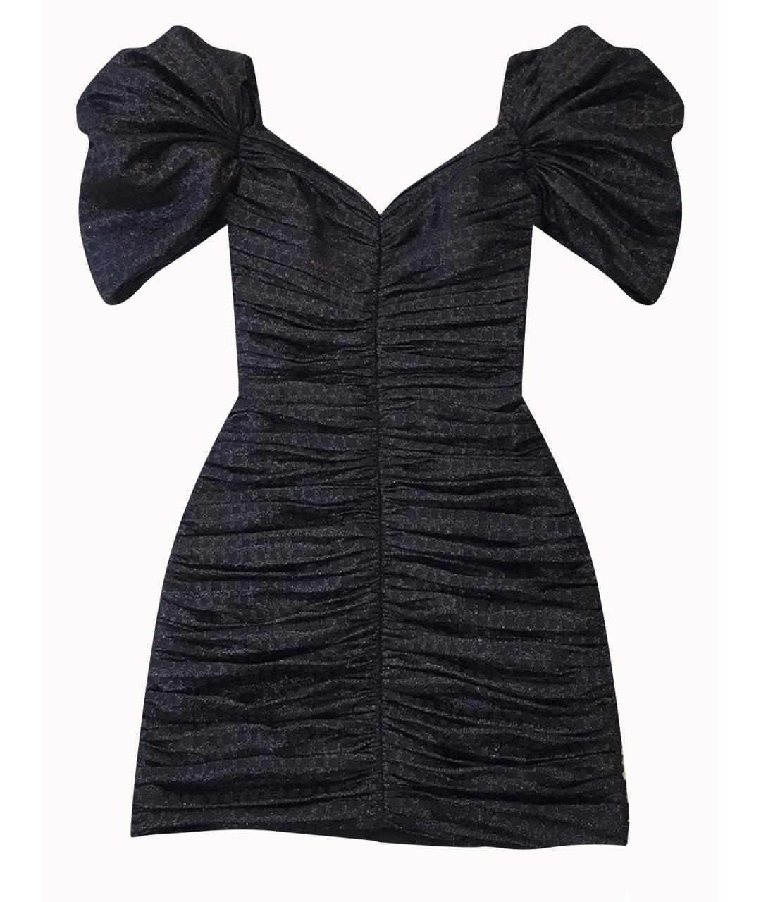 KALMANOVICH Черное полиэстеровое вечернее платье, фото 1