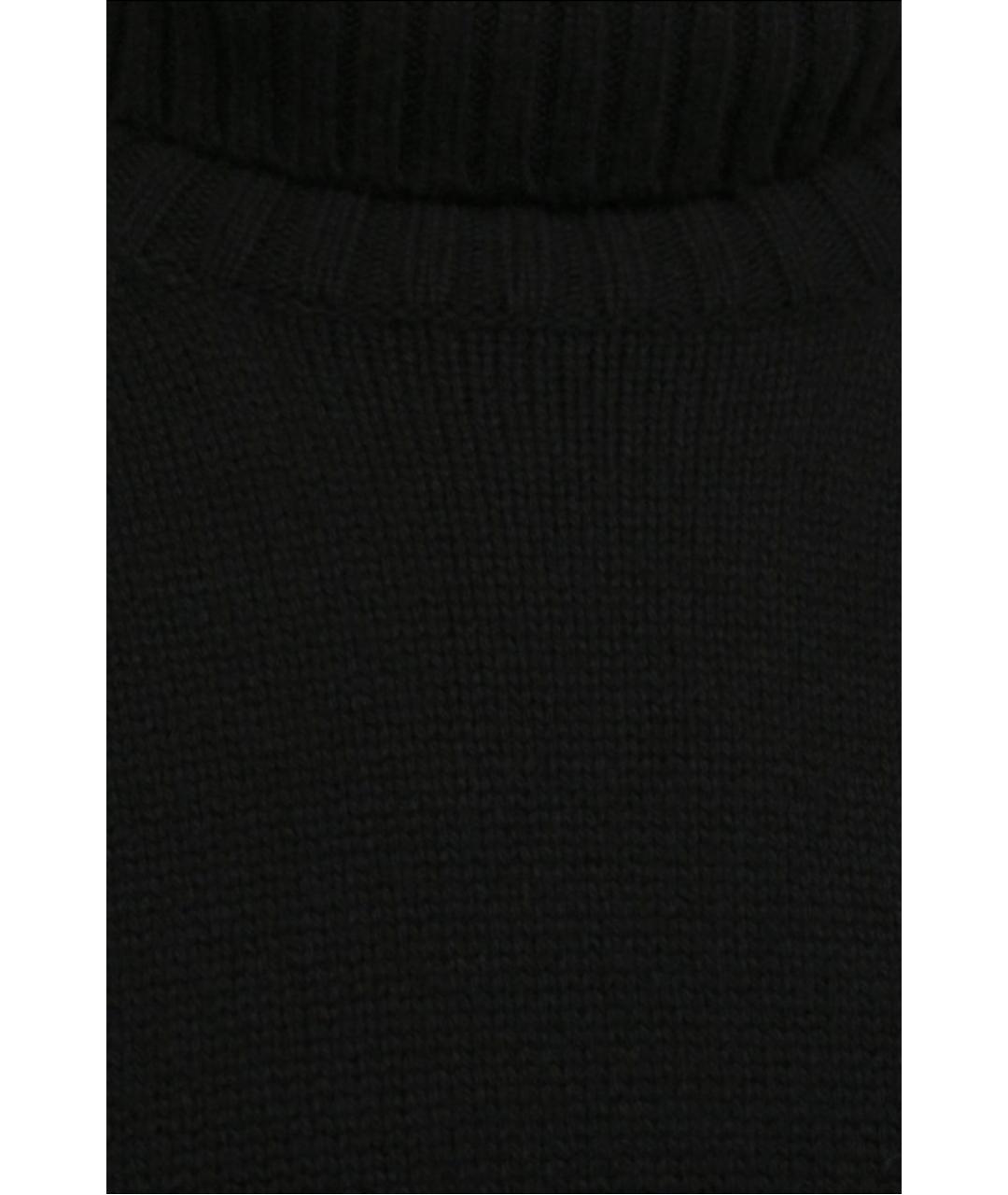 JIL SANDER Черный кашемировый джемпер / свитер, фото 6