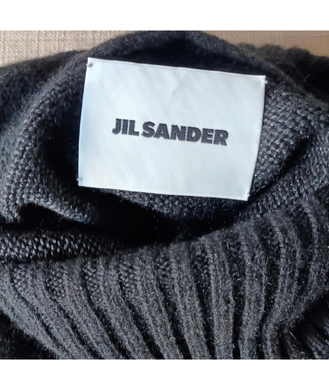 JIL SANDER Черный кашемировый джемпер / свитер, фото 7