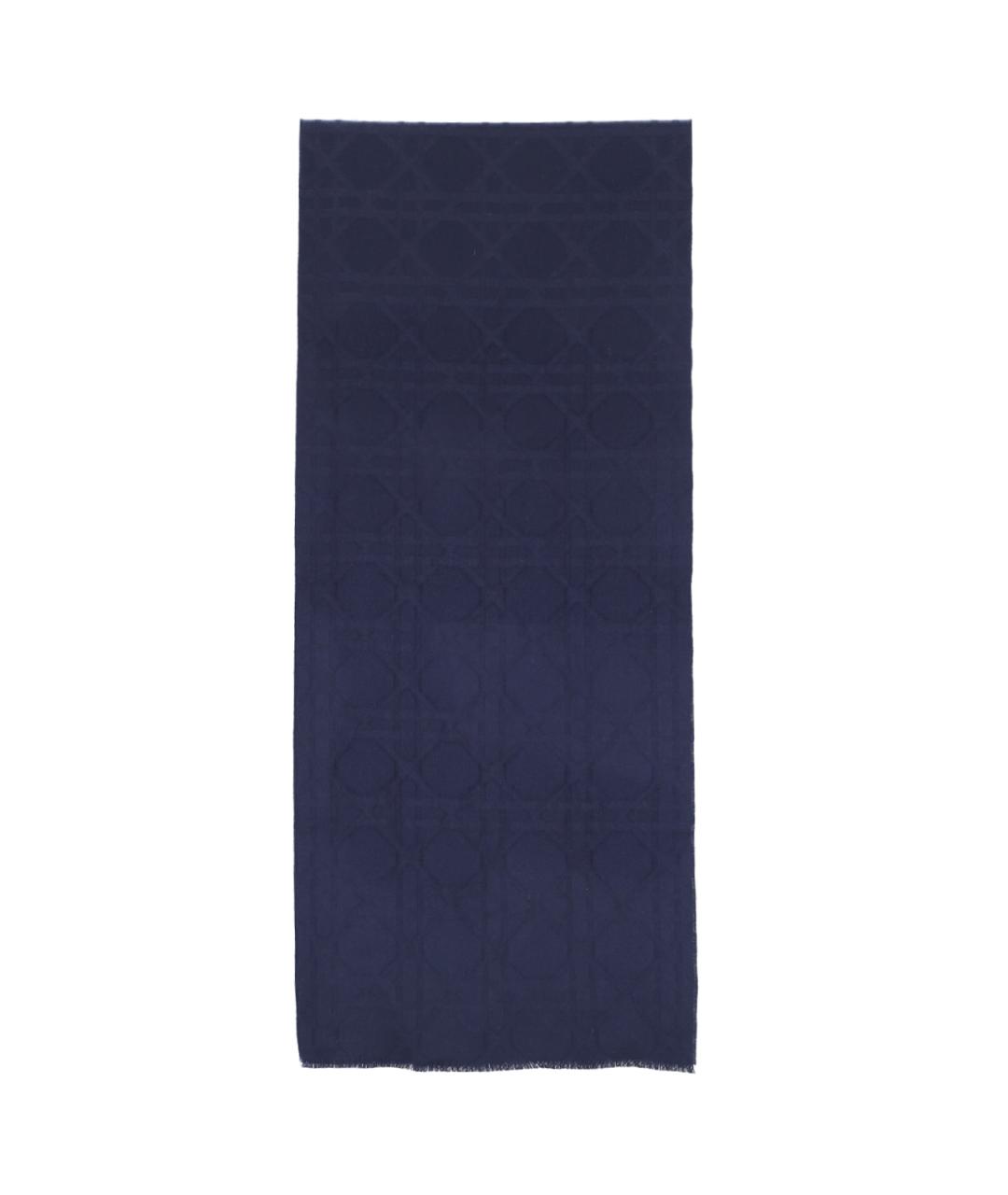 CHRISTIAN DIOR PRE-OWNED Синий кашемировый шарф, фото 1