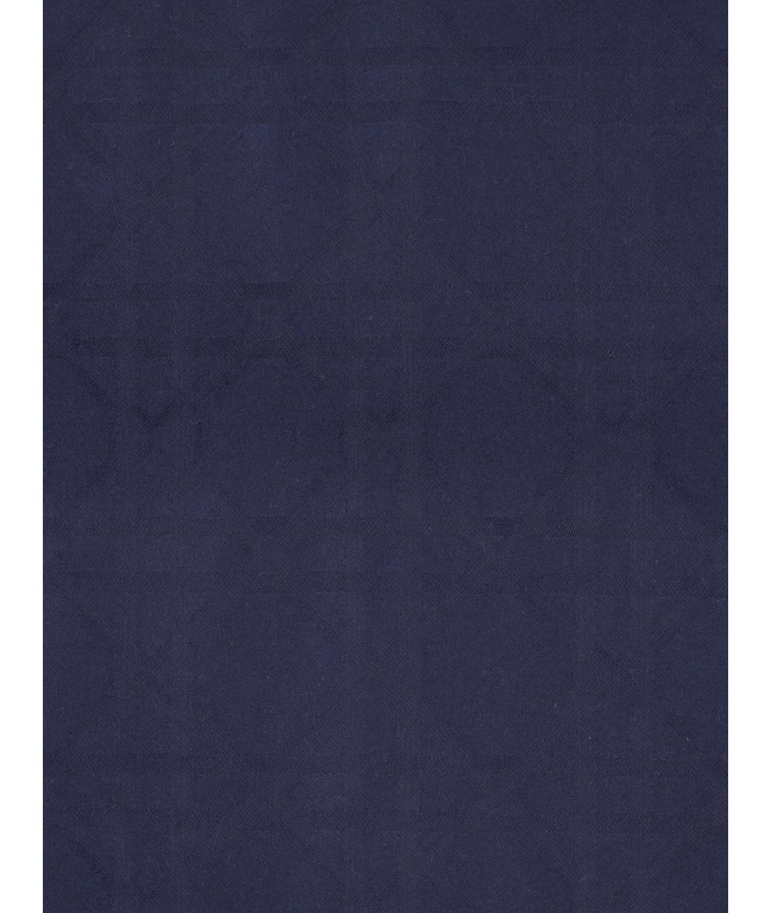 CHRISTIAN DIOR PRE-OWNED Синий кашемировый шарф, фото 3