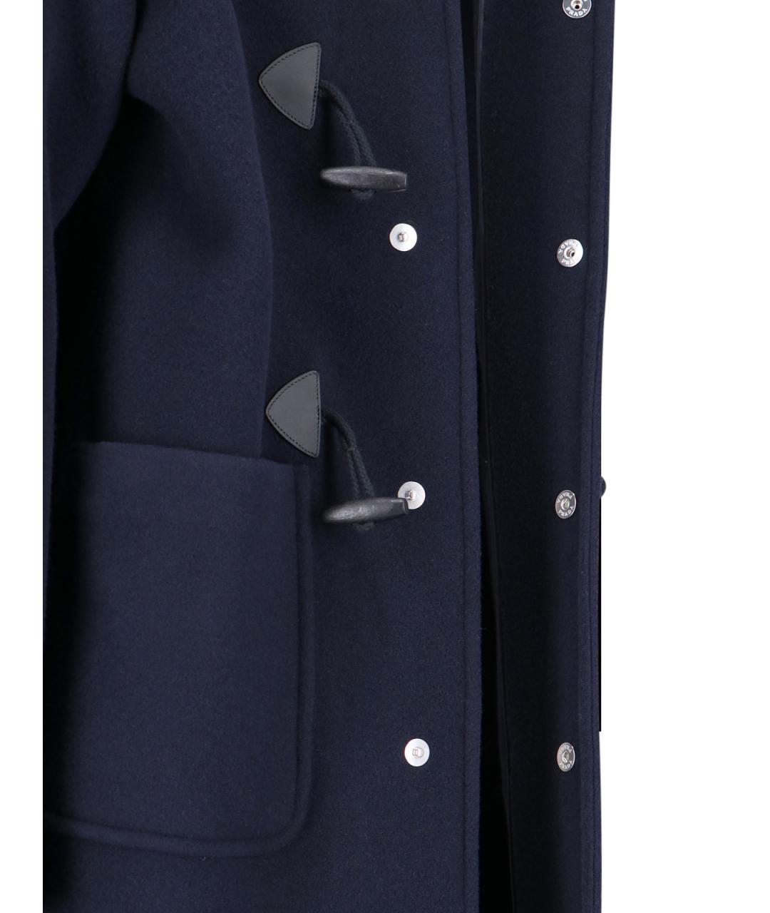 PRADA Синее шерстяное пальто, фото 3