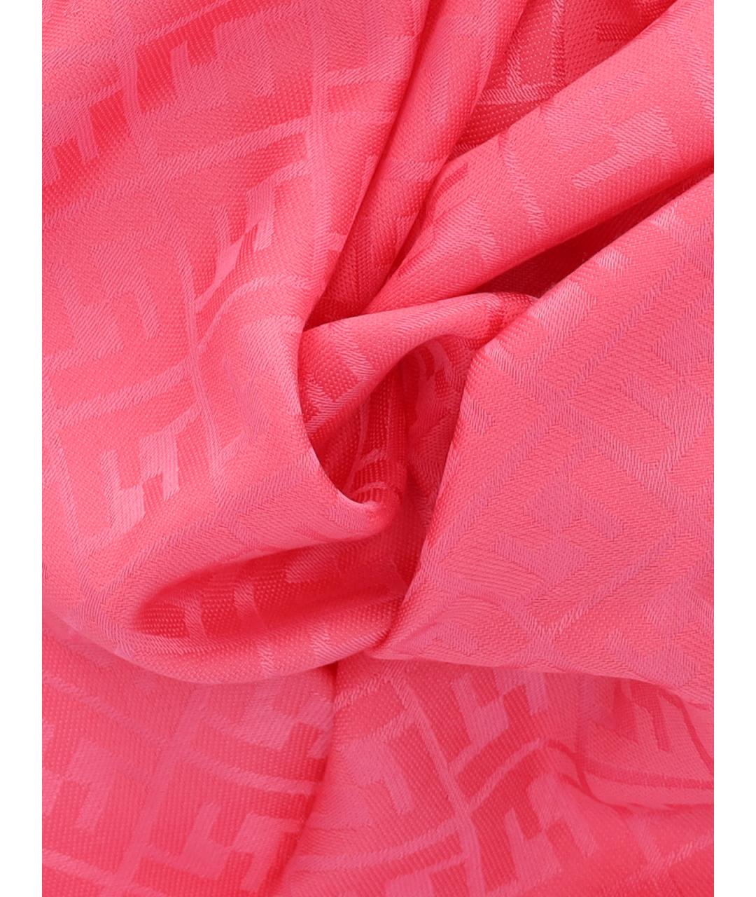 FENDI Розовый шарф, фото 3