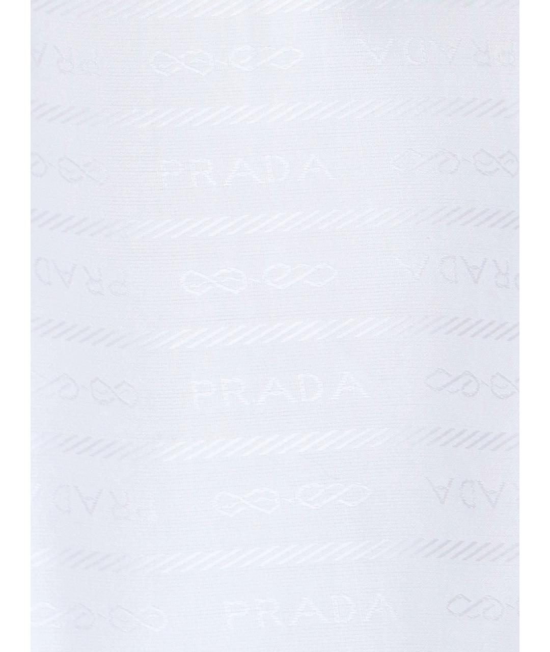 PRADA Белая хлопковая рубашка, фото 4