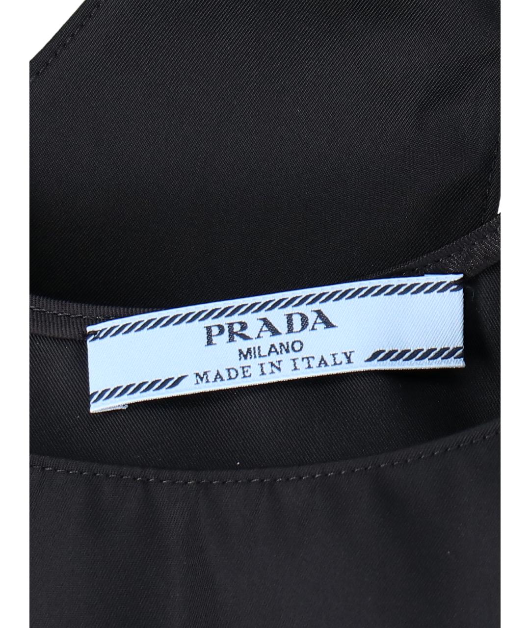 PRADA Черная майка, фото 5