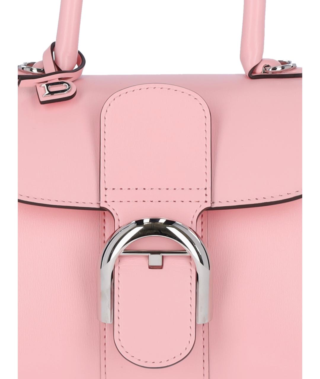 DELVAUX Розовая кожаная сумка тоут, фото 4