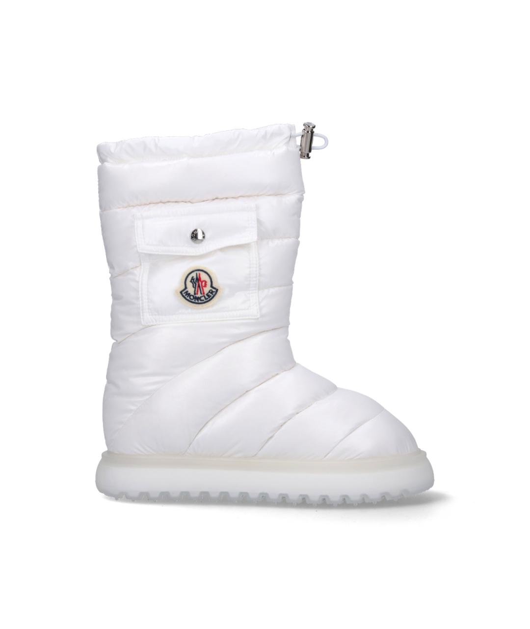 MONCLER Белые синтетические сапоги, фото 1