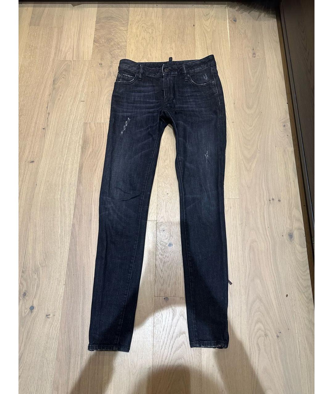 DSQUARED2 Черные джинсы слим, фото 5