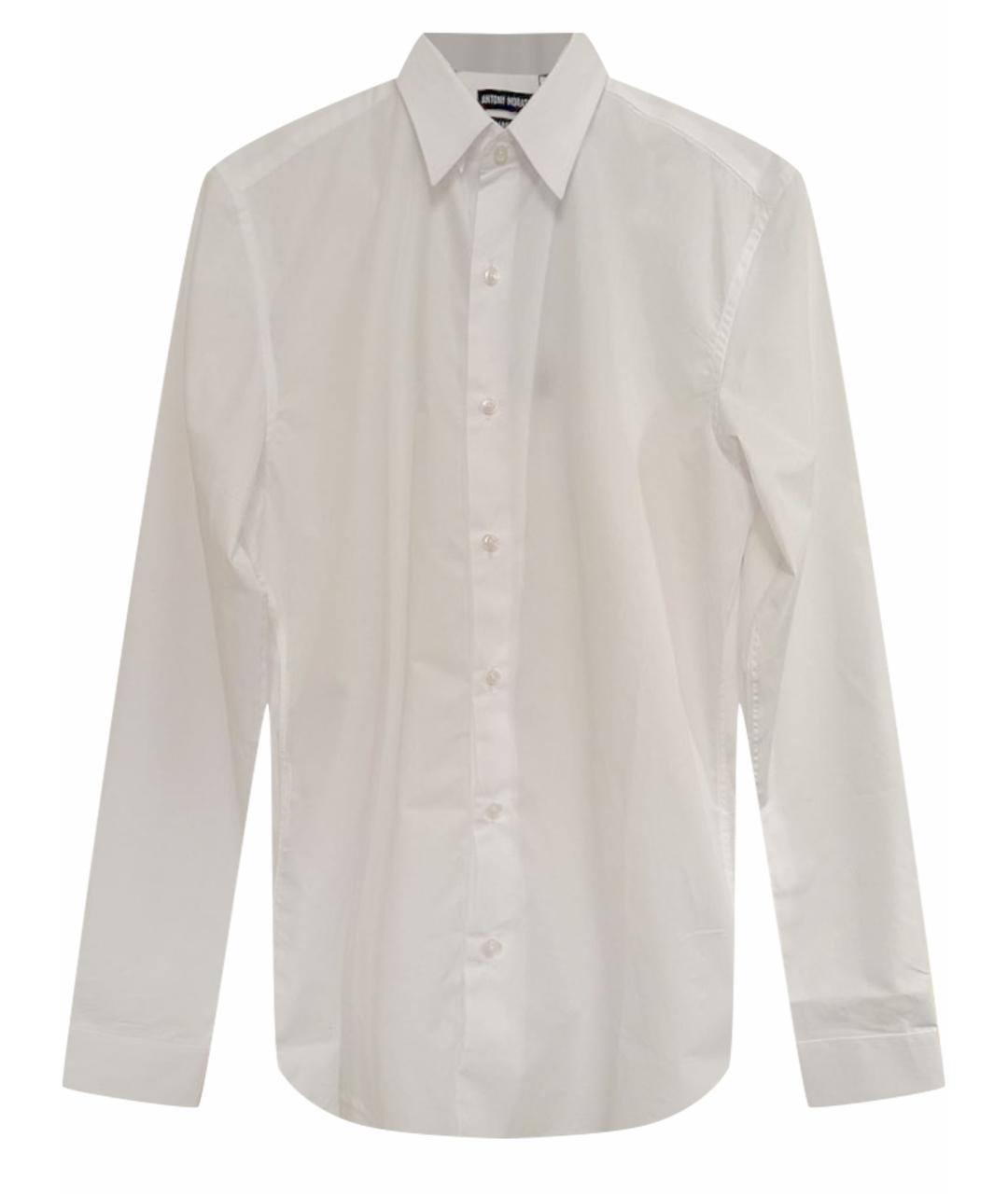 ANTONY MORATO Белая хлопковая классическая рубашка, фото 1