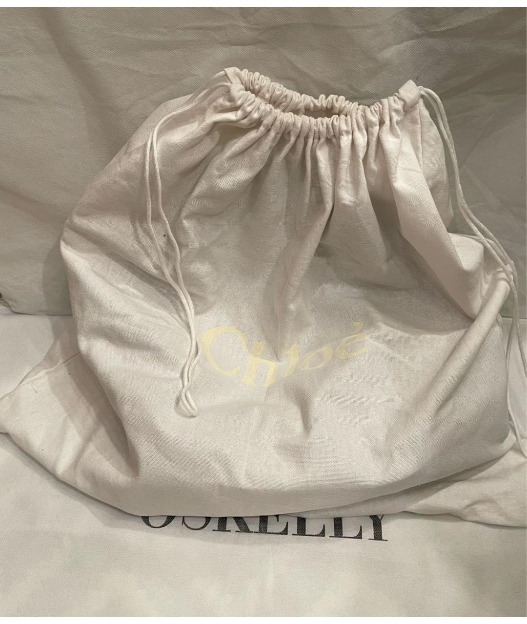 CHLOE Бордовая кожаная сумка через плечо, фото 8