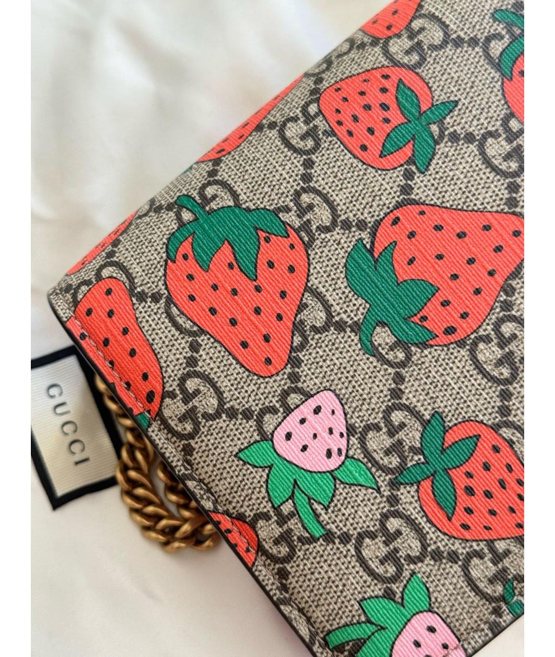GUCCI Кожаная сумка через плечо, фото 5